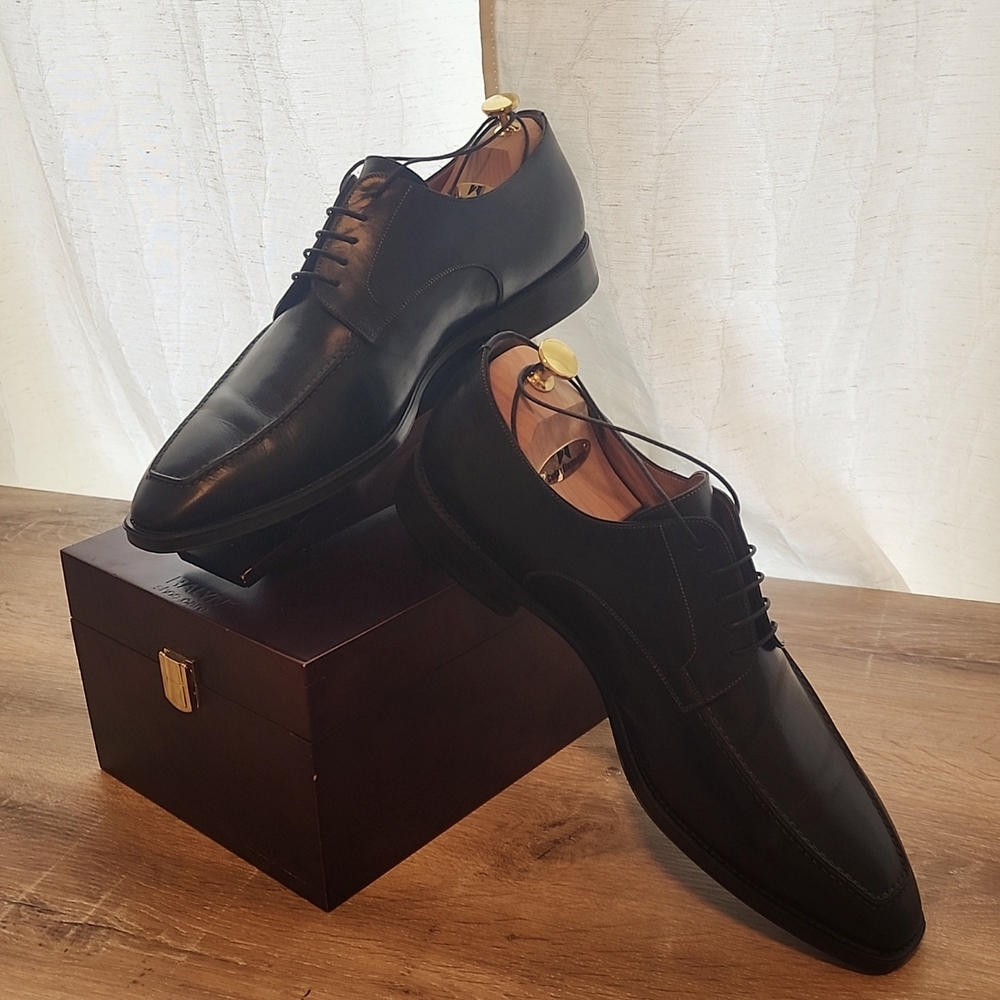 Santoni Easy Lace Oxfords